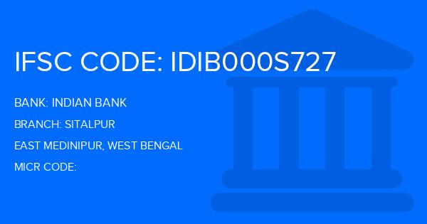 Indian Bank Sitalpur Branch IFSC Code