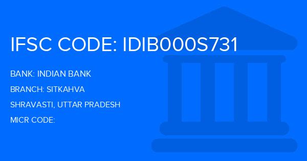 Indian Bank Sitkahva Branch IFSC Code