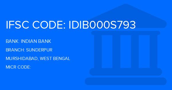 Indian Bank Sunderpur Branch IFSC Code