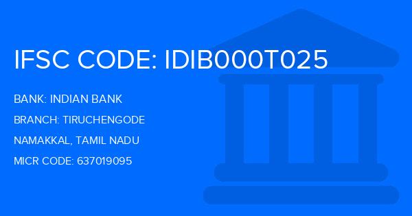 Indian Bank Tiruchengode Branch IFSC Code