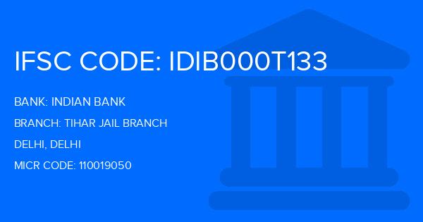 Indian Bank Tihar Jail Branch