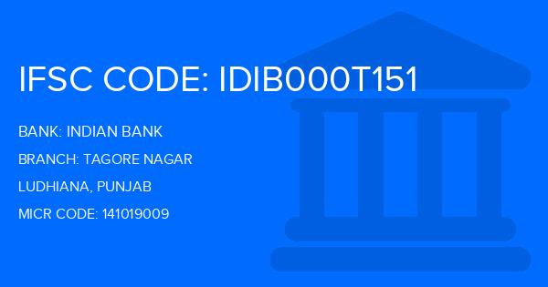 Indian Bank Tagore Nagar Branch IFSC Code