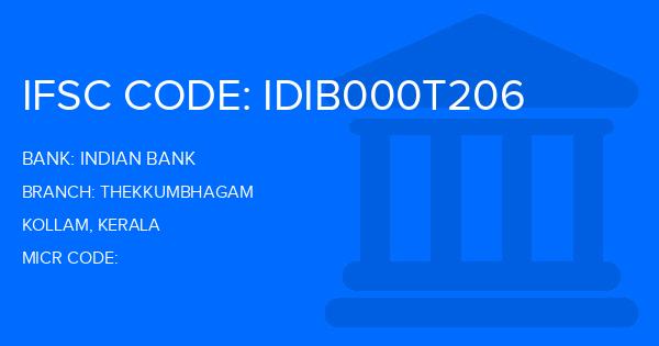 Indian Bank Thekkumbhagam Branch IFSC Code