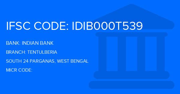 Indian Bank Tentulberia Branch IFSC Code