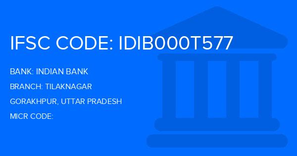 Indian Bank Tilaknagar Branch IFSC Code