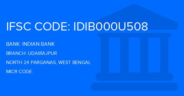 Indian Bank Udairajpur Branch IFSC Code