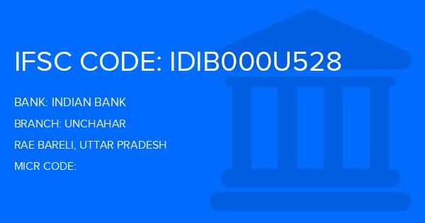 Indian Bank Unchahar Branch IFSC Code
