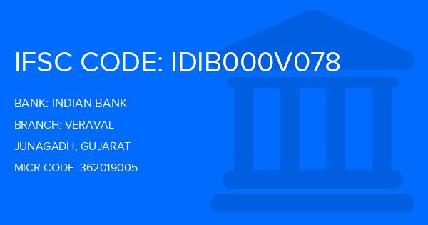 Indian Bank Veraval Branch IFSC Code
