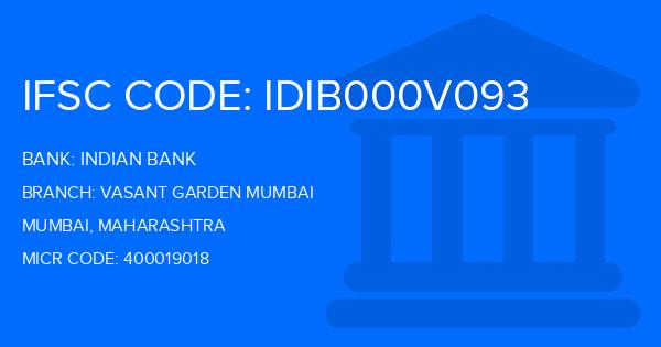 Indian Bank Vasant Garden Mumbai Branch IFSC Code