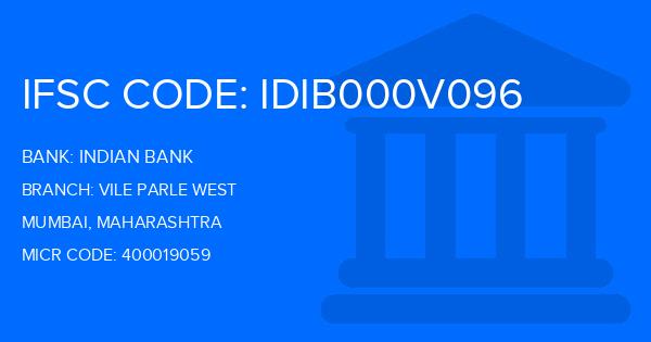 Indian Bank Vile Parle West Branch IFSC Code