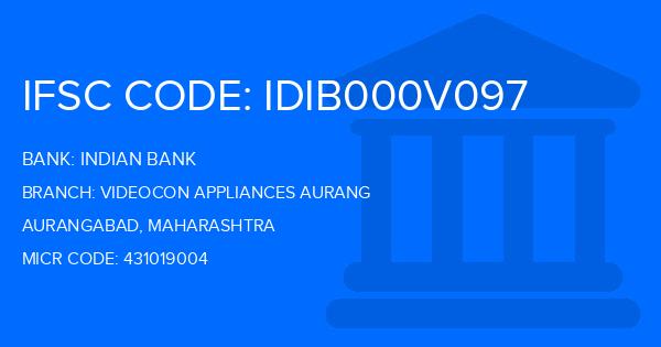 Indian Bank Videocon Appliances Aurang Branch IFSC Code