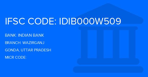 Indian Bank Wazirganj Branch IFSC Code