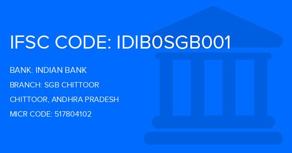Indian Bank Sgb Chittoor Branch IFSC Code