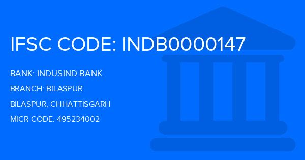 Indusind Bank Bilaspur Branch IFSC Code