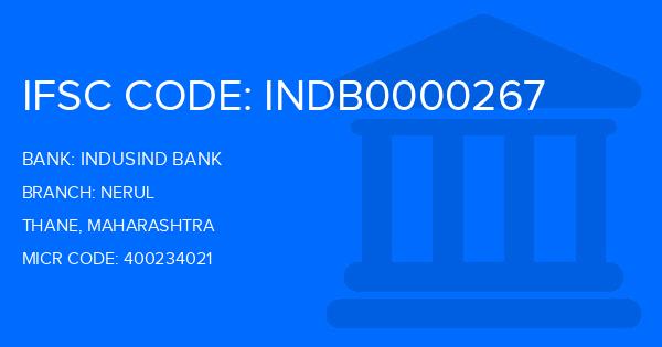 Indusind Bank Nerul Branch IFSC Code