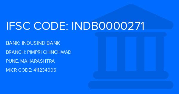 Indusind Bank Pimpri Chinchwad Branch IFSC Code