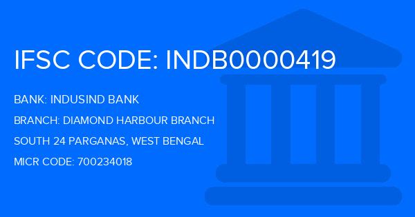 Indusind Bank Diamond Harbour Branch