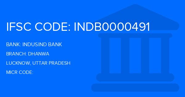 Indusind Bank Dhanwa Branch IFSC Code