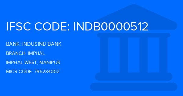 Indusind Bank Imphal Branch IFSC Code