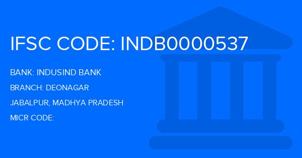 Indusind Bank Deonagar Branch IFSC Code