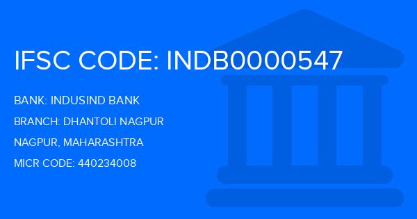 Indusind Bank Dhantoli Nagpur Branch IFSC Code
