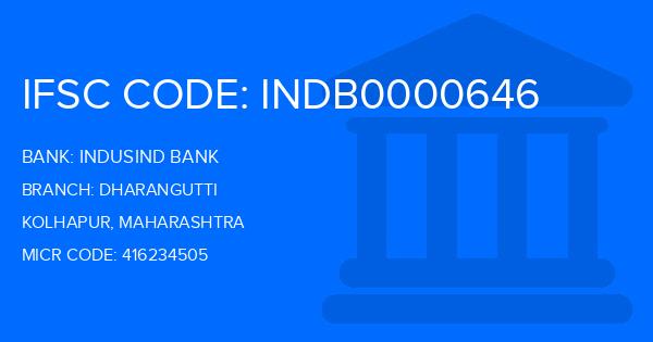 Indusind Bank Dharangutti Branch IFSC Code