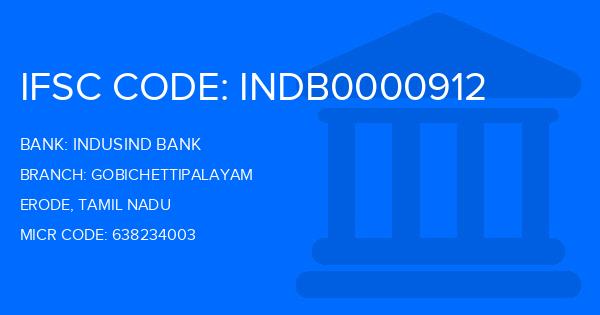 Indusind Bank Gobichettipalayam Branch IFSC Code