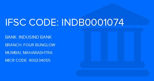 Indusind Bank Four Bunglow Branch IFSC Code