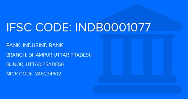 Indusind Bank Dhampur Uttar Pradesh Branch IFSC Code