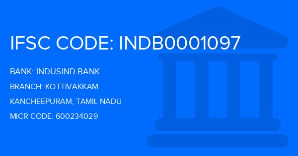 Indusind Bank Kottivakkam Branch IFSC Code
