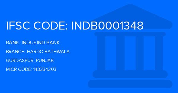 Indusind Bank Hardo Bathwala Branch IFSC Code