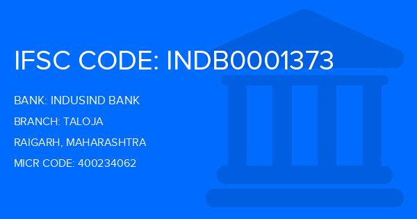 Indusind Bank Taloja Branch IFSC Code