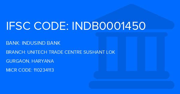 Indusind Bank Unitech Trade Centre Sushant Lok Branch IFSC Code