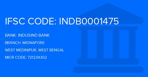 Indusind Bank Midnapore Branch IFSC Code