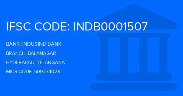 Indusind Bank Balanagar Branch IFSC Code
