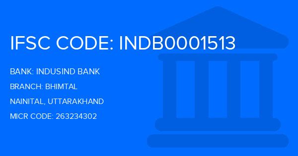 Indusind Bank Bhimtal Branch IFSC Code