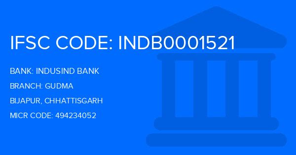 Indusind Bank Gudma Branch IFSC Code