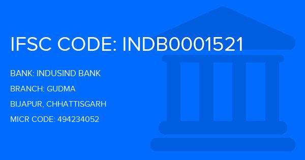 Indusind Bank Gudma Branch IFSC Code