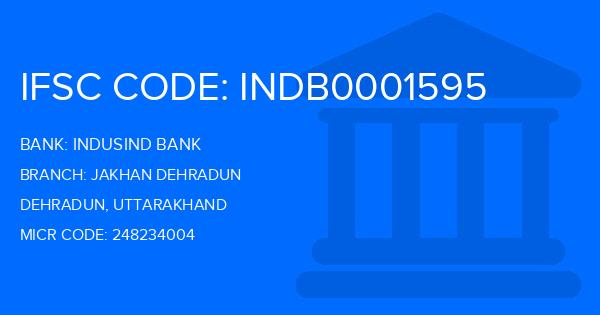Indusind Bank Jakhan Dehradun Branch IFSC Code