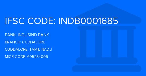 Indusind Bank Cuddalore Branch IFSC Code