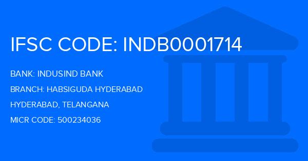 Indusind Bank Habsiguda Hyderabad Branch IFSC Code