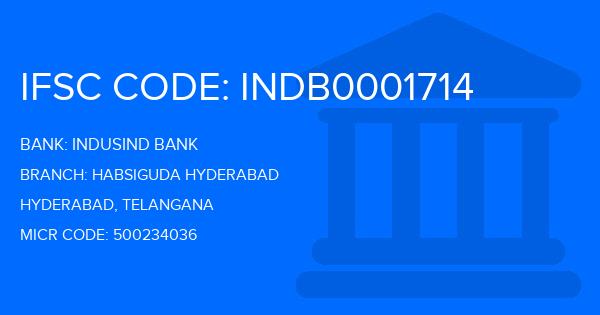 Indusind Bank Habsiguda Hyderabad Branch IFSC Code