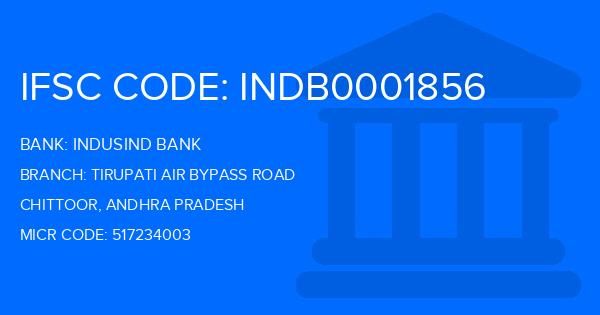 Indusind Bank Tirupati Air Bypass Road Branch IFSC Code