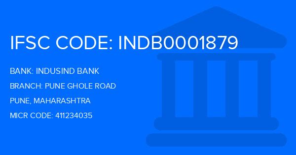 Indusind Bank Pune Ghole Road Branch IFSC Code