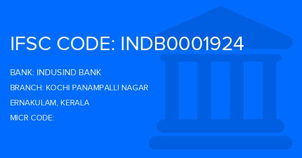 Indusind Bank Kochi Panampalli Nagar Branch IFSC Code