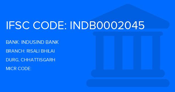 Indusind Bank Risali Bhilai Branch IFSC Code