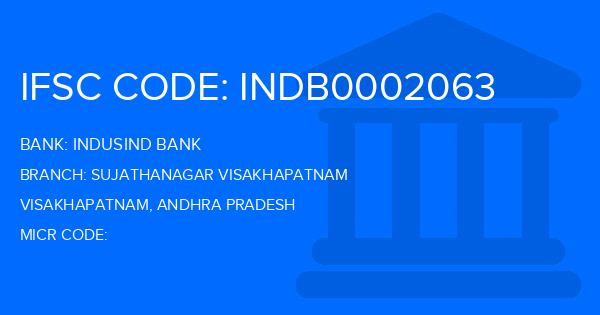 Indusind Bank Sujathanagar Visakhapatnam Branch IFSC Code