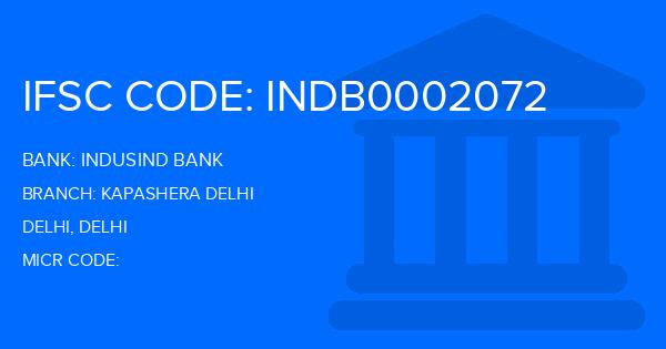 Indusind Bank Kapashera Delhi Branch IFSC Code