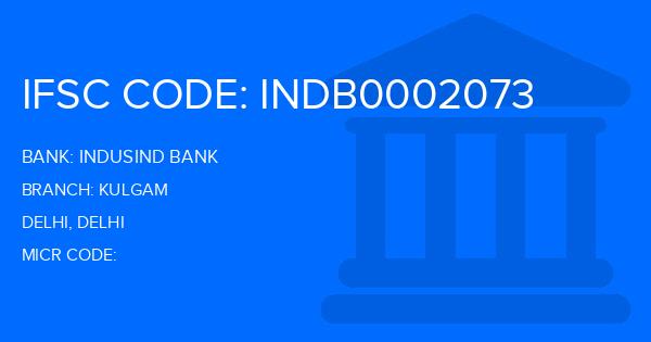 Indusind Bank Kulgam Branch IFSC Code