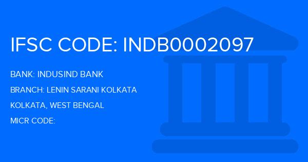 Indusind Bank Lenin Sarani Kolkata Branch IFSC Code